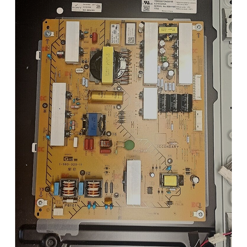 Carte d'alimentation 1-983-329-11 APS-419 (CH) pour SONY KD-55XF9005 et autres modèles